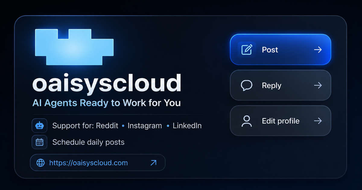 oaisyscloud.com AI agents ready to work for you